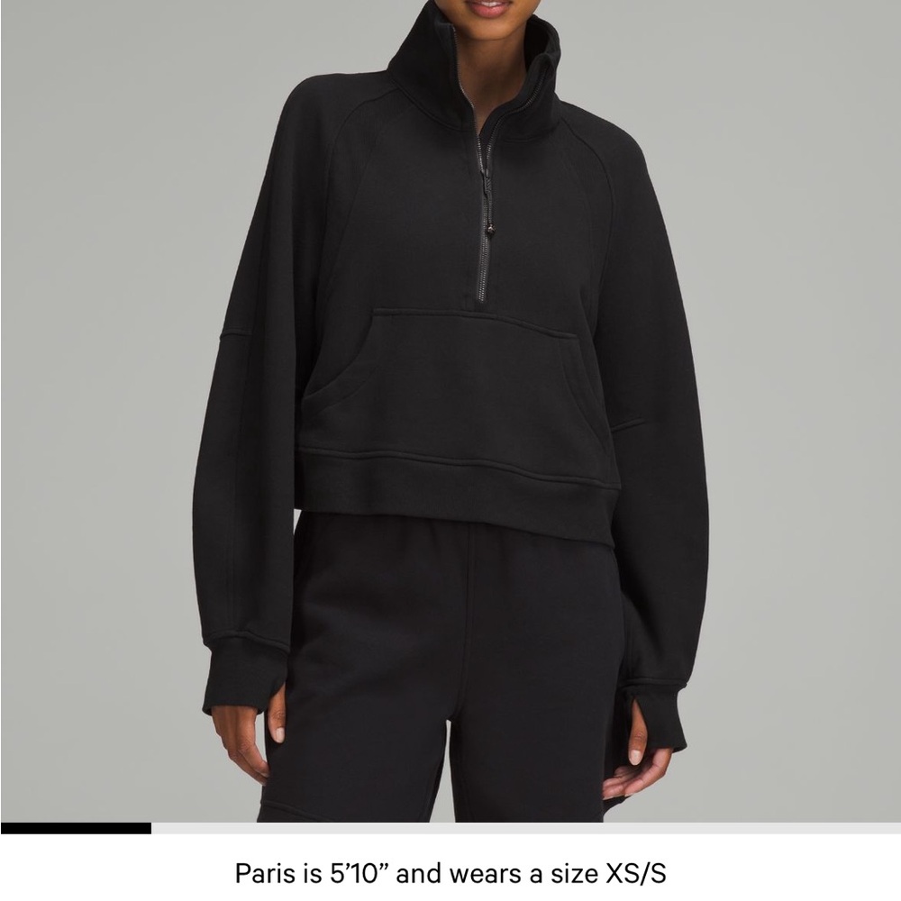 Lululemon Scuba Oversized Funnel Neck Half Zip